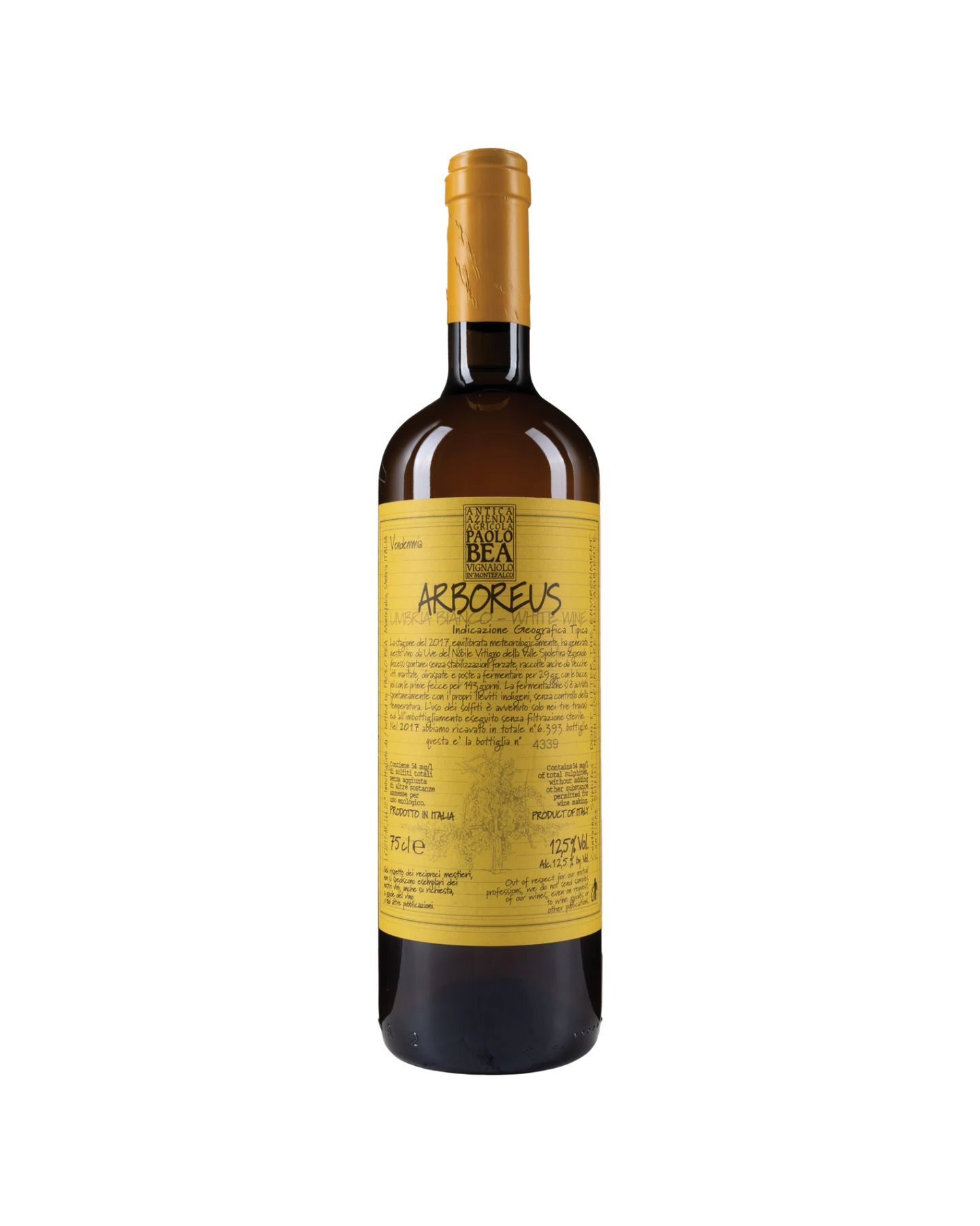'Arboreus' Umbria Bianco IGT 2018