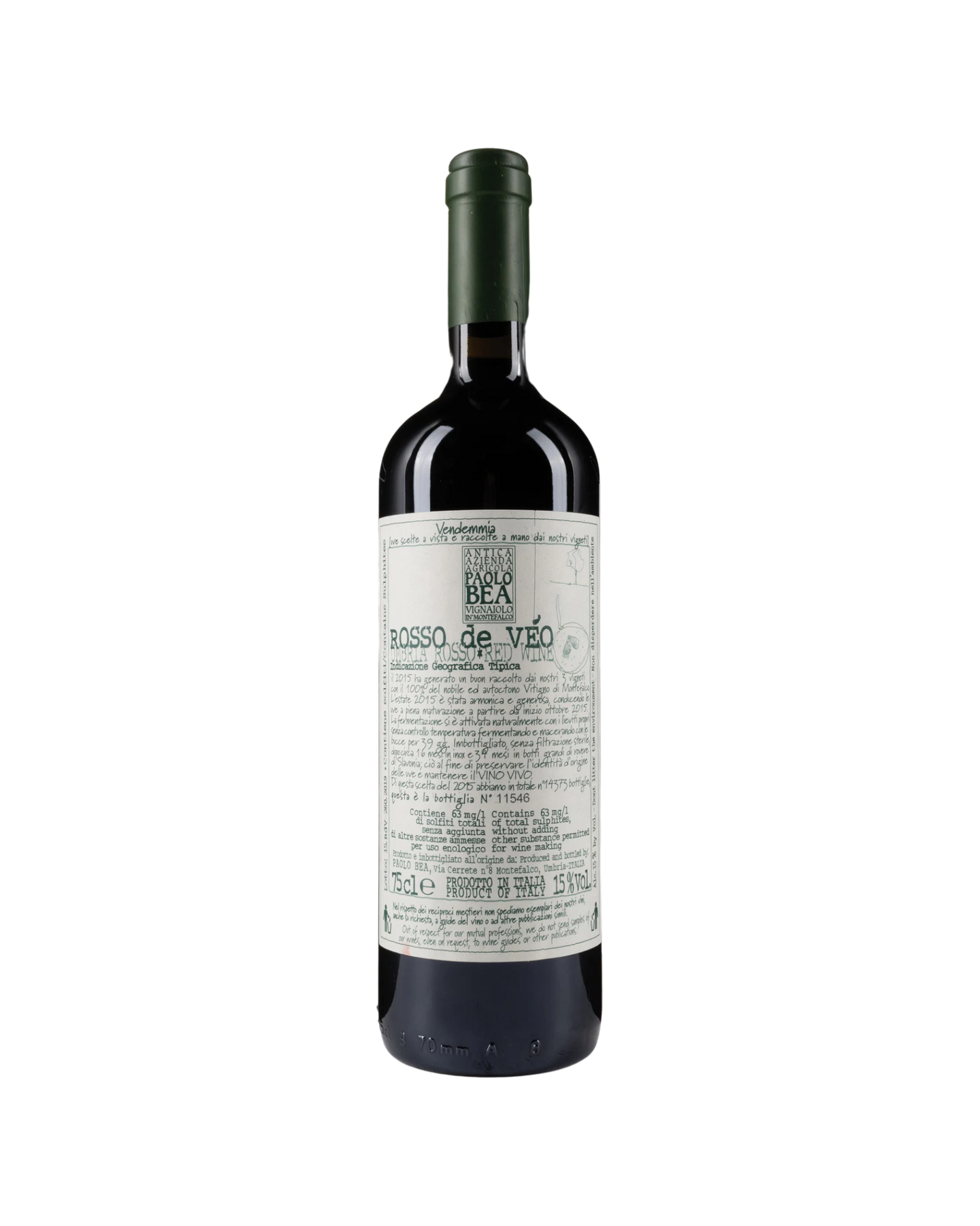 'Rosso De Véo' Umbria Rosso IGT 2015