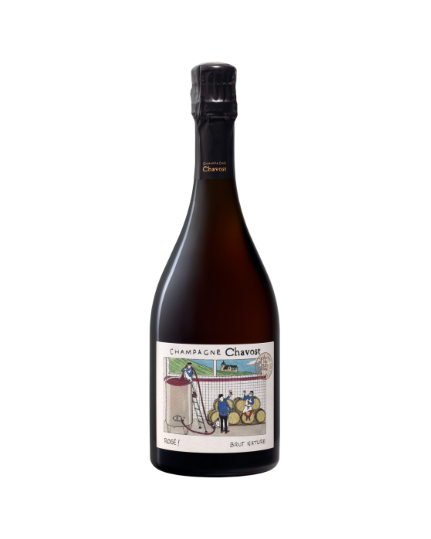 Champagne Rosé! Brut Nature